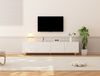 TV-Lowboard mit 4 Türen, 180 x 40 x 45 cm, weiß Bild 2