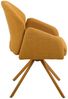 Stuhl Hilda / Holly S, Webstoff, Gelb, 57 x 84 x 61 cm Bild 3