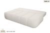 WFL GROUP Schlafsofa Milla mit Bettkasten – 3 Sitzer Couch mit Schlaffunktion, Bettfunktion, MADE IN EU, Schlaffläche 150 × 200 cm, Skandinavische Polstercouch im modernen Design – Weicher Boucle Bild 4