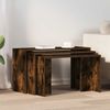 vidaXL Satztische 3 Stk. Räuchereiche Holzwerkstoff 858537 Bild 3