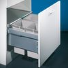 Abfallsorter Cox® Base 360 S/600-3 ohne Biodeckel, hellgrau / 60 cm Schrankbreite / Abfalleimer / Abfallsammler / Mülleimer Bild 3