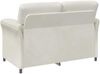 vidaXL 2-Sitzer Sofa Creme 138 x 83 x 95 cm Samt 42033947 Bild 5