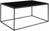 House Nordic Couchtisch, schwarz, schwarzes Gestell, 60x90x45 cm Bild 2