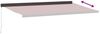 vidaXL Markise Manuell Weinrot 500x300 cm 3215322 Bild 5
