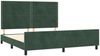 vidaXL Bettgestell mit Kopfteil Dunkelgrün 180x200 cm Samt 3125711 Bild 4