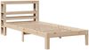 vidaXL Bettgestell mit Kopfteil ohne Matratze 90x190 cm 3306033 Bild 3