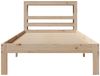 vidaXL Bettgestell mit Kopfteil ohne Matratze 90x190 cm 3306033 Bild 4