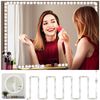 Jibenhome Spiegelleuchte 1M/4M flexible LED-Lichtstreifen Weiß LED-Kosmetikspiegel-Licht, USB, 1 M, LED fest integriert, Dimmbar, Memory Kein Spiegel Bild 1