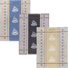 Kracht Geschirrtuch Geschirrtuch "Espresso" 3er-Pack, Halbleinen Motiv Bild 4