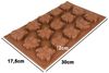 wisefood Silikonform Silikonform Eulen (verschieden) - 30 x 17 x 2,5 cm -, (1-tlg) Bild 3