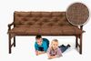 sunnypillow Bankauflage Bankauflage Stuhlkissen viele Farben und Größen zur Auswahl, 180 cm x 40 cm x 40 cm braun Bild 2