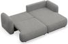 Selsey Tvoya Ecksofa mit Schlaffunktion, Ottomane rechts, graues Chenille Bild 4