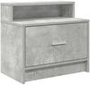 vidaXL Nachttisch mit Schublade Betongrau 51x31x47 cm 858674 Bild 2