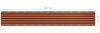 vidaXL Balkon-Sichtschutz Orange und Braun 90x600 cm Oxford-Gewebe 134931 Bild 5