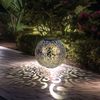 LED Solarleuchte, Kugel silber, orientalisch, D 18,5 cm Bild 3