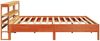 vidaXL Massivholzbett ohne Matratze Wachsbraun 200x200 Kiefernholz 3306137 Bild 5