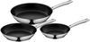WMF Pfannen-Set Nordic Profi, Cromargan® Edelstahl Rostfrei 18/10 (Set, 3-tlg, Bratpfannenset (20, 24 + 28 cm), 3-teilig, Antihaftbeschichtung, TransTherm-Allherdboden, Induktion Bild 2