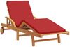vidaXL Sonnenliege 2 pcs Rot Massivholz Akazie 3325183 Bild 4