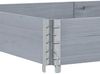 vidaXL Pflanzkasten Grau 150x100 cm Massivholz Kiefer 3295413 Bild 5