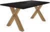 Esstisch ausziehbar Eike 1 140 x 90 x 75 Esszimmertisch Asteiche/Schwarzstahl 13396-140 Bild 3