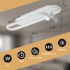 Deckenlampe Wohnzimmer ZMH LED Deckenleuchte: 46W Weiß Küchenlampe Dimmbar mit 1 Deckenstrahler & Fernbedienung Modern Design 3000K - 6500K Schlafzimmerlampe für Haus Wohnung Galerie Bild 4