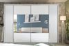 Kleiderschrank >Mega< in Weiß / Spiegel - 312x226x61cm (BxHxT) Bild 2