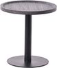 CLP 2er Set Beistelltische Aspen runde Tischplatten mit schwarzem Metallgestell,grau Bild 5