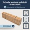 Betten-ABC Premium Rollrost, Stabiles Erlenholz, stabilem Erlenholz, belastbar bis ca. 220 kg, Größe: 80x200 Bild 3