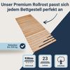 Betten-ABC Premium Rollrost, Stabiles Erlenholz, stabilem Erlenholz, belastbar bis ca. 220 kg, Größe: 80x200 Bild 2