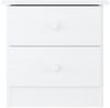 vidaXL Nachttisch ALTA Weiß 41x35x41 cm Massivholz Kiefer 353916 Bild 3