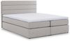 AX LIVING Boxspringbett 180x200 Beige Sequoio mit Matratze und Topper Bild 2