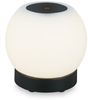 BRILONER - LED Tischlampe kabellos mit Touch, dimmbar in Stufen, Glasschirm, Nachttischlampe, Leselampe, LED lampe, Campinglampe, Tischleuchte, Akku Lampe, Outdoor Lampe, 15x16 cm, Schwarz Bild 5