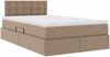 vidaXL Bett mit Stauraum und LED Cappuccino 120 x 200 cm Kunstleder 3371028 Bild 5