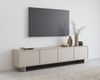 OTTO home Lowboard Tatami, Modernes griffloses TV-Board, Breit 220,50cm, TV-Schrank, TV-Schrank, TV-Board mit viel Stauraum, push-to-open-Funktion Bild 2