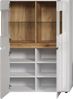 Highboard Marlon in weiß Hochglanz 96 x 132 cm Bild 3