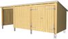 Plus Gartenhaus Nordic Multi 619 x 208 cm natur mit Doppeltür, H-Anker Bild 2