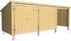Plus Gartenhaus Nordic Multi 619 x 208 cm natur mit Doppeltür, H-Anker Bild 1