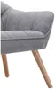 Vente-unique - CASERTA Sofa Stoff Grau - B 73 cm x H 77 cm x L 127 cm Bild 4