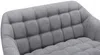 Vente-unique - CASERTA Sofa Stoff Grau - B 73 cm x H 77 cm x L 127 cm Bild 5