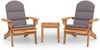vidaXL 3-tlg. Garten-Lounge-Set Adirondack Massivholz Akazie 3152124 Bild 2
