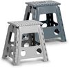 ZELLER Klapphocker 13037 aus Kunststoff, anthrazit / Tritt / Klappstiege Bild 4