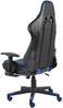 vidaXL Gaming-Stuhl mit Fußstütze Drehbar Blau PVC [20485] Bild 4