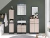 moebel-dich-auf Badmöbel-Set VENEZIA, (inklusive LED-Beleuchtung, kaschmir Spiegelschrank WBU optional mit Hoch-/Highboard), Metall Füße Bild 4