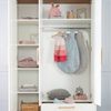 roba Kinderkleiderschrank 3-türig 'Ava' - Deckplatte in Artisan Eiche - Griffe aus massiver Eiche - Weiß Bild 5