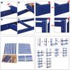 Songmics Schwerlastregal mit 5 Ablagen, Stahl / MDF, Blau, 160 x 40 x 80 cm Bild 4