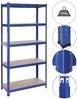 Songmics Schwerlastregal mit 5 Ablagen, Stahl / MDF, Blau, 160 x 40 x 80 cm Bild 3