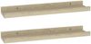 vidaXL Wandregale, 2 Stk., MDF sonoma, 40 x 9 x 3 cm Bild 2