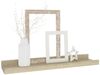 vidaXL Wandregale, 2 Stk., MDF sonoma, 40 x 9 x 3 cm Bild 3