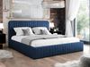 mirjan24 Polsterbett mit Bettkasten Cizron, Doppelbett , blau, 180x200 cm Bild 2