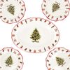5tlg Lunch-Set Maestro Natale 4 Personen Speiseteller Servierplatte Weihnachten Bild 2